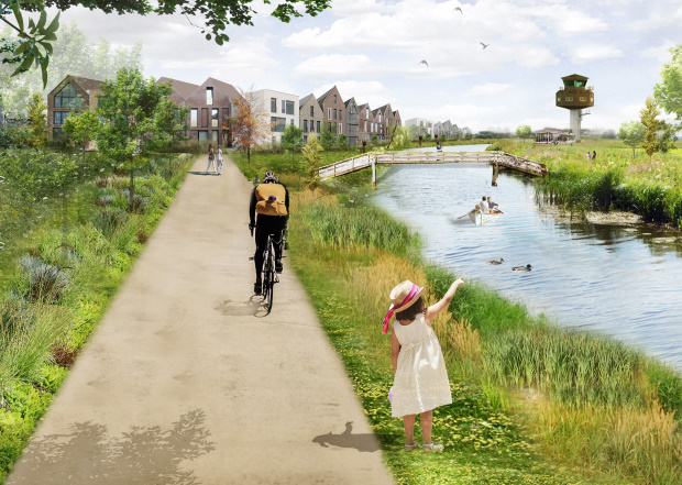 Nieuw dorp in aanbouw