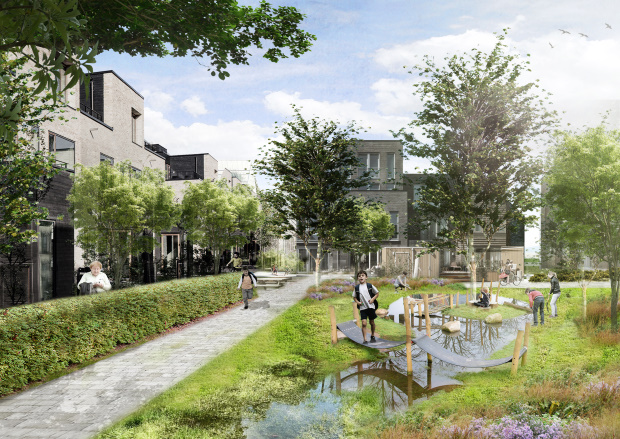Render nieuw dorp