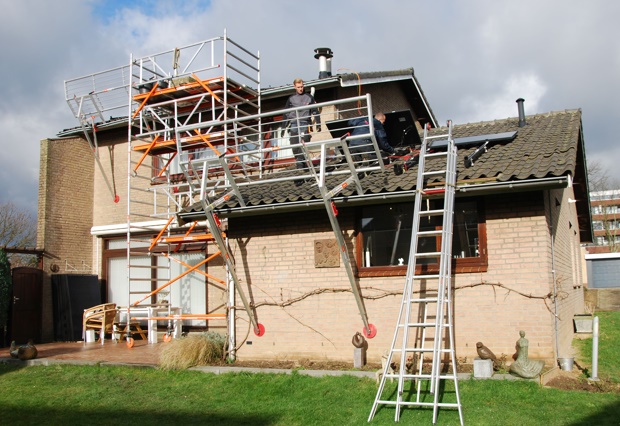 Installatie zonnepanelen