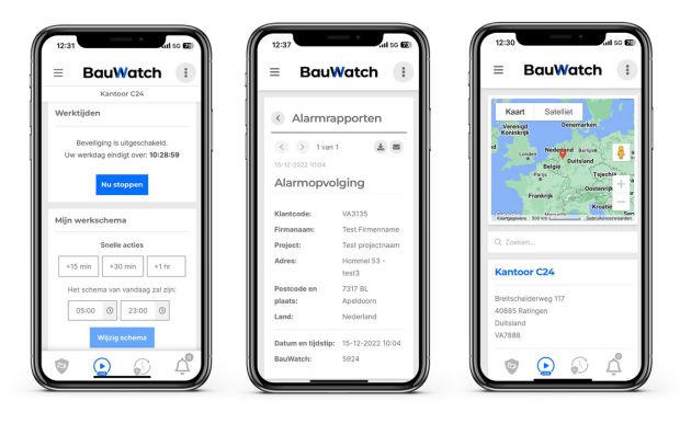 Overzicht app BouWatch