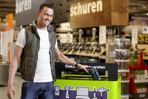 Inzameling elektrische apparaten 