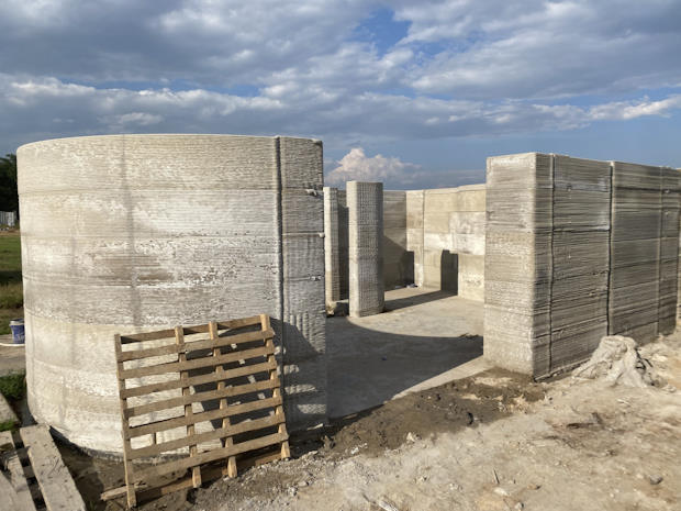 CyBe Texas | BouwTotaal 3d geprinte woningen van geopolymeerbeton
