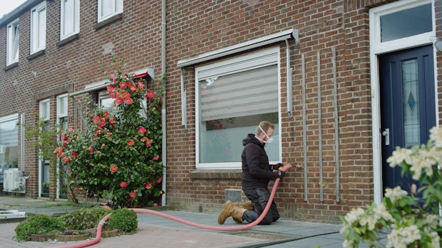 Aanbrengen spouwmuur Isolatie