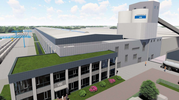 Render nieuwe fabriek Consolis VBI