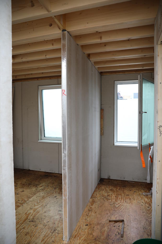 Kozijnen in prefab wanden