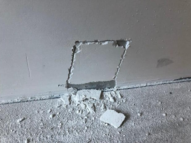 Destructief onderzoek naar pleisterwerk