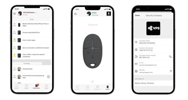 Bediening via smartphone app