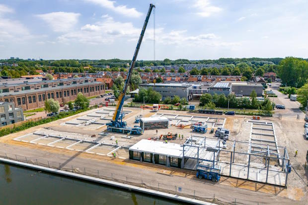 WebBT0924SnelGebouwdDaiwa4 | BouwTotaal De flexwoningen in Utrecht bieden op korte termijn een duurzame oplossing voor het tegengaan van het woningtekort in deze regio.