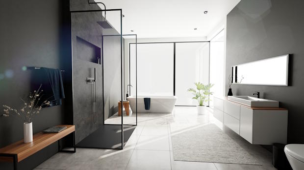 Moderne badkamer