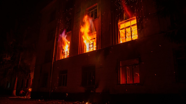 Woning brand