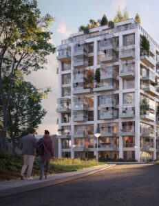 Sfeerbeelden van het gebouw (als het af is)