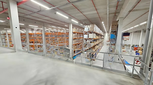 Voorbeeld van een Bouwhub met centrale opslag en logistieke coördinatie voor bouwprojecten